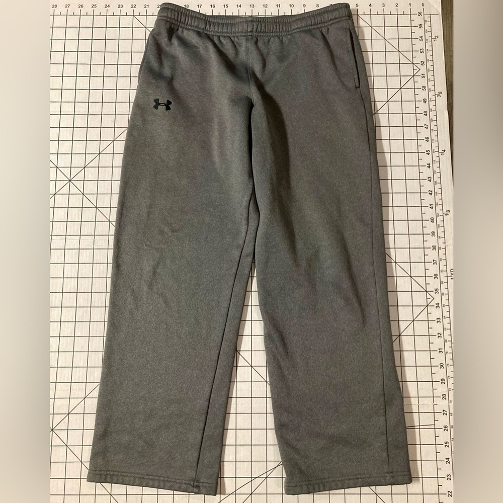 Under‎ Armour Storm Youth Large Charcoal Grey/Black Loose Sweatpants